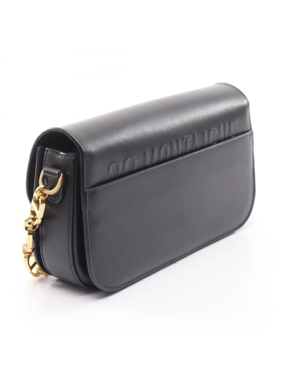 Dior Shoulder Bag 30 Montaigne Avenue Black Leather 30 Small